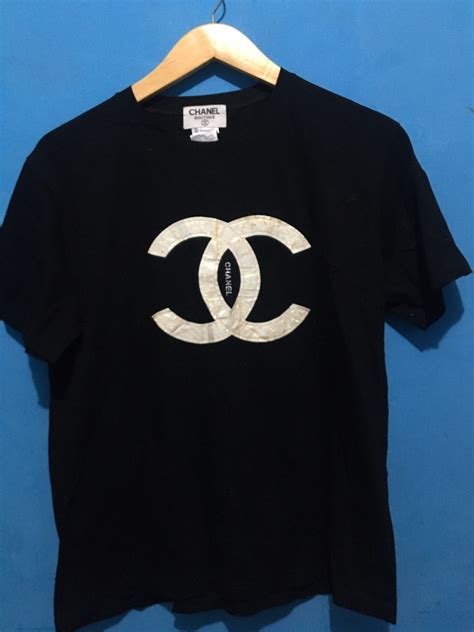 chanel tee shirt 2018|vintage Chanel t shirt.